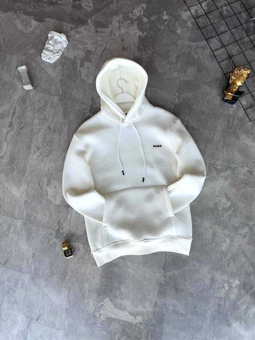 Дуже тепле худі Hugo преміум якості з подвійним капюшоном