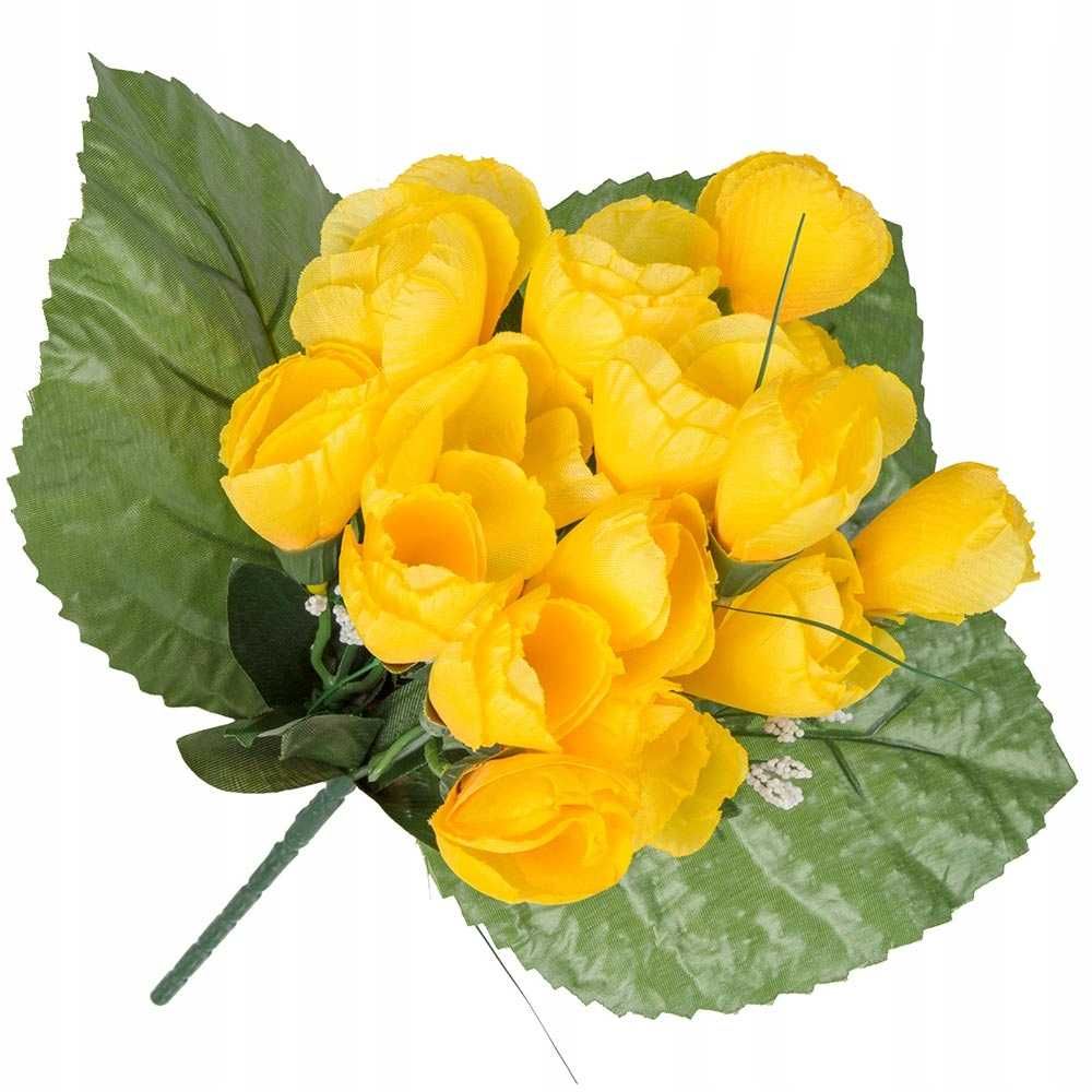 Krokus Bukiet Kwiatów Żółtych 25 cm