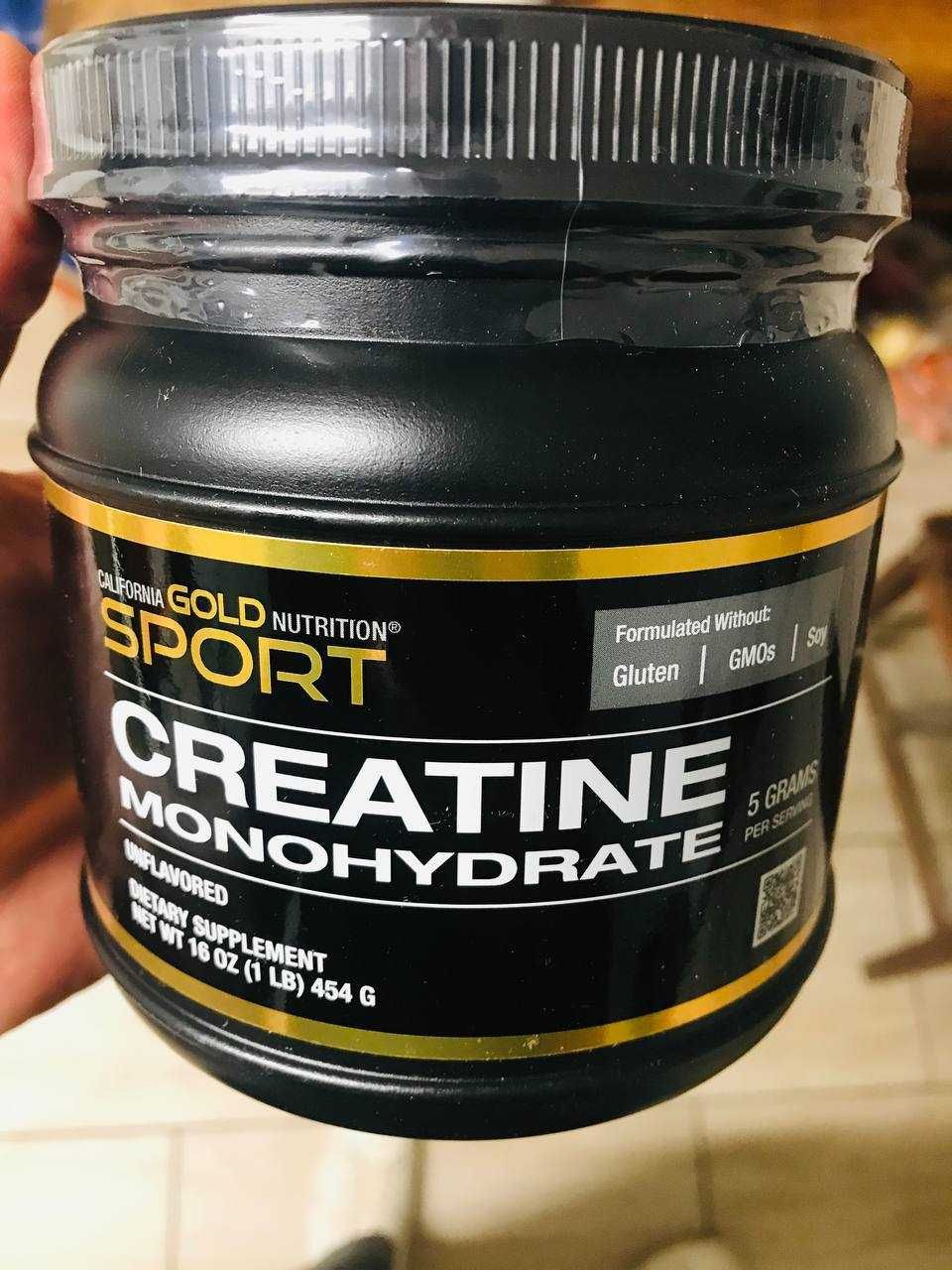 Monohydrat kreatyny. California Gold Nutrition 454 g