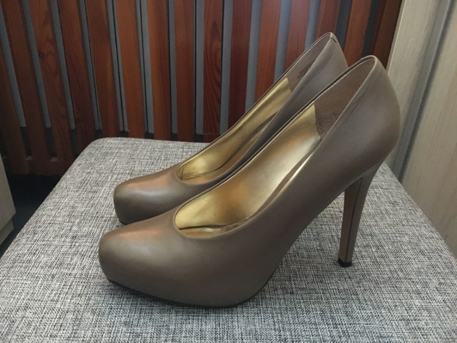 czółenka szpilki NINE WEST skóra rozmiar 38