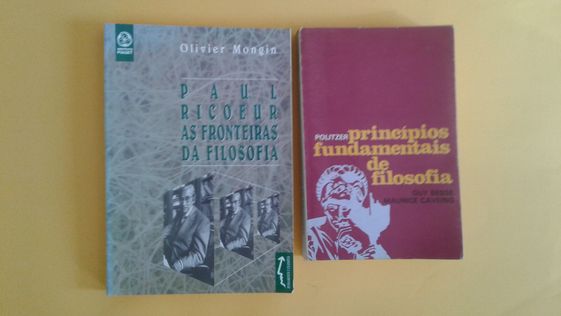 Diversos livros sobre Filosofia