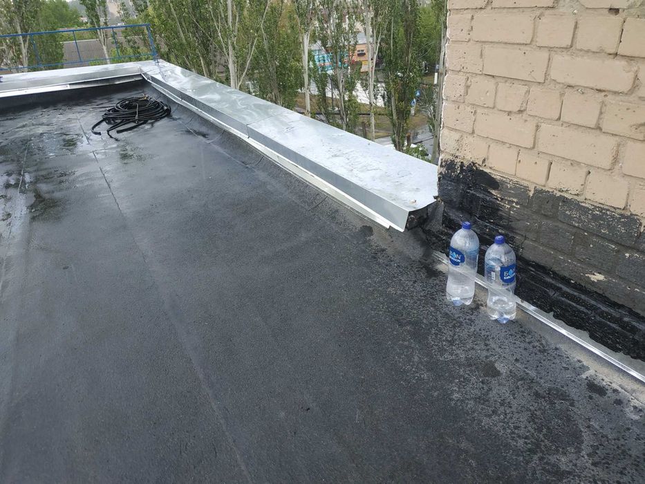 Монтаж, доборных планок, парпетов, ветровых для кровли и фасада