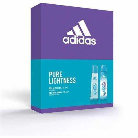 Adidas Pure Lightness woda toaletowa 75ml spray + dezodorant 150ml