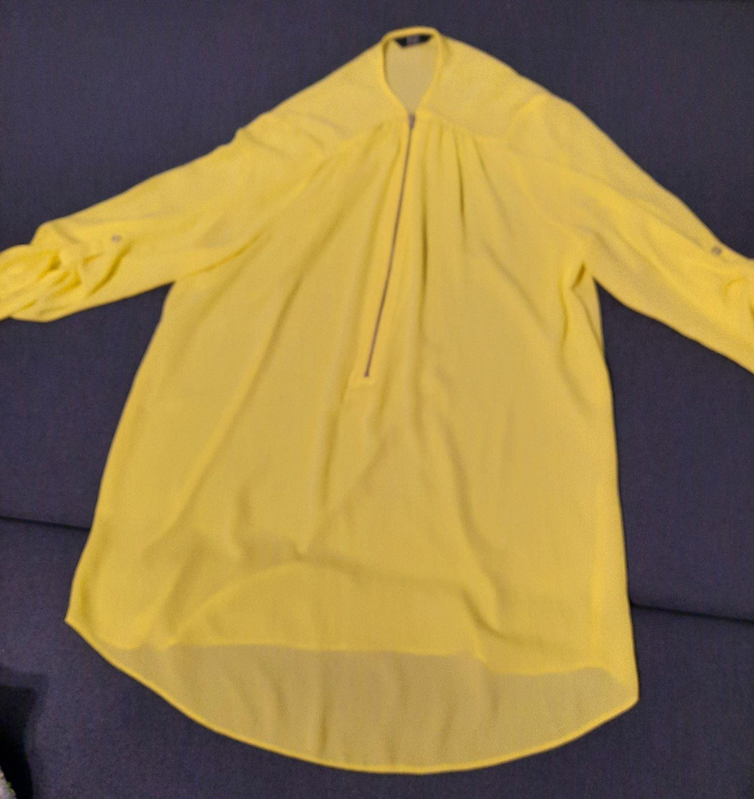 Жіноча літня блуза жовтого кольору