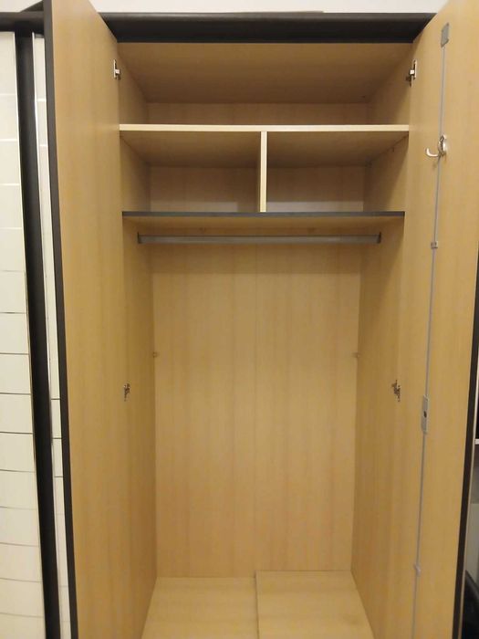 Trzyczęściowa szafa z lustrami 225x60x220