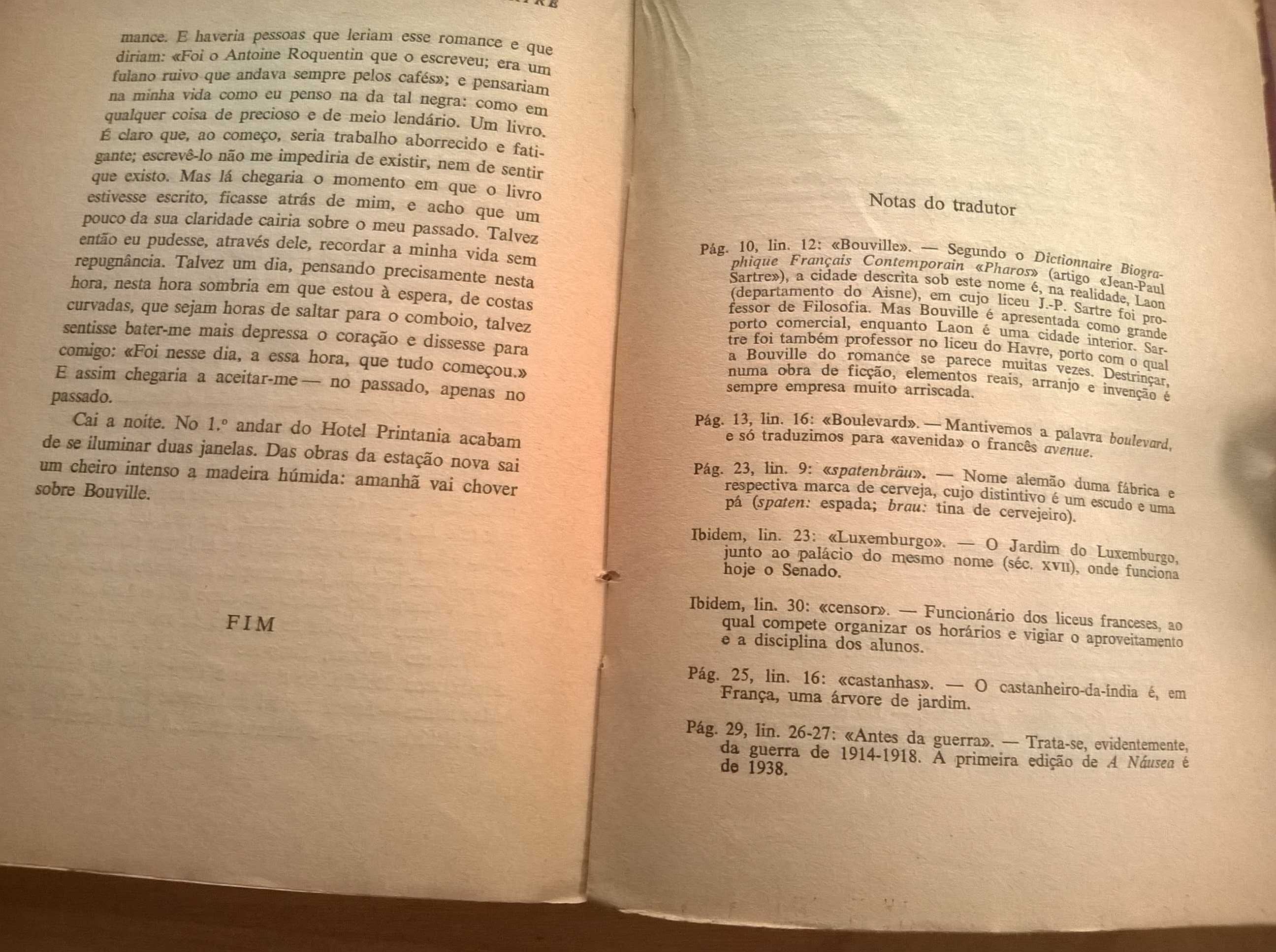 A Náusea - Jean-Paul Sartre