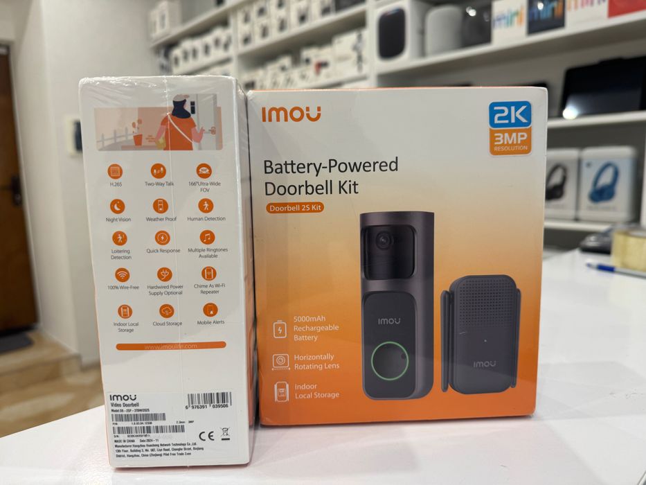 3Мп WiFi IMOU акумуляторний домофон визивна панель дверний звонок