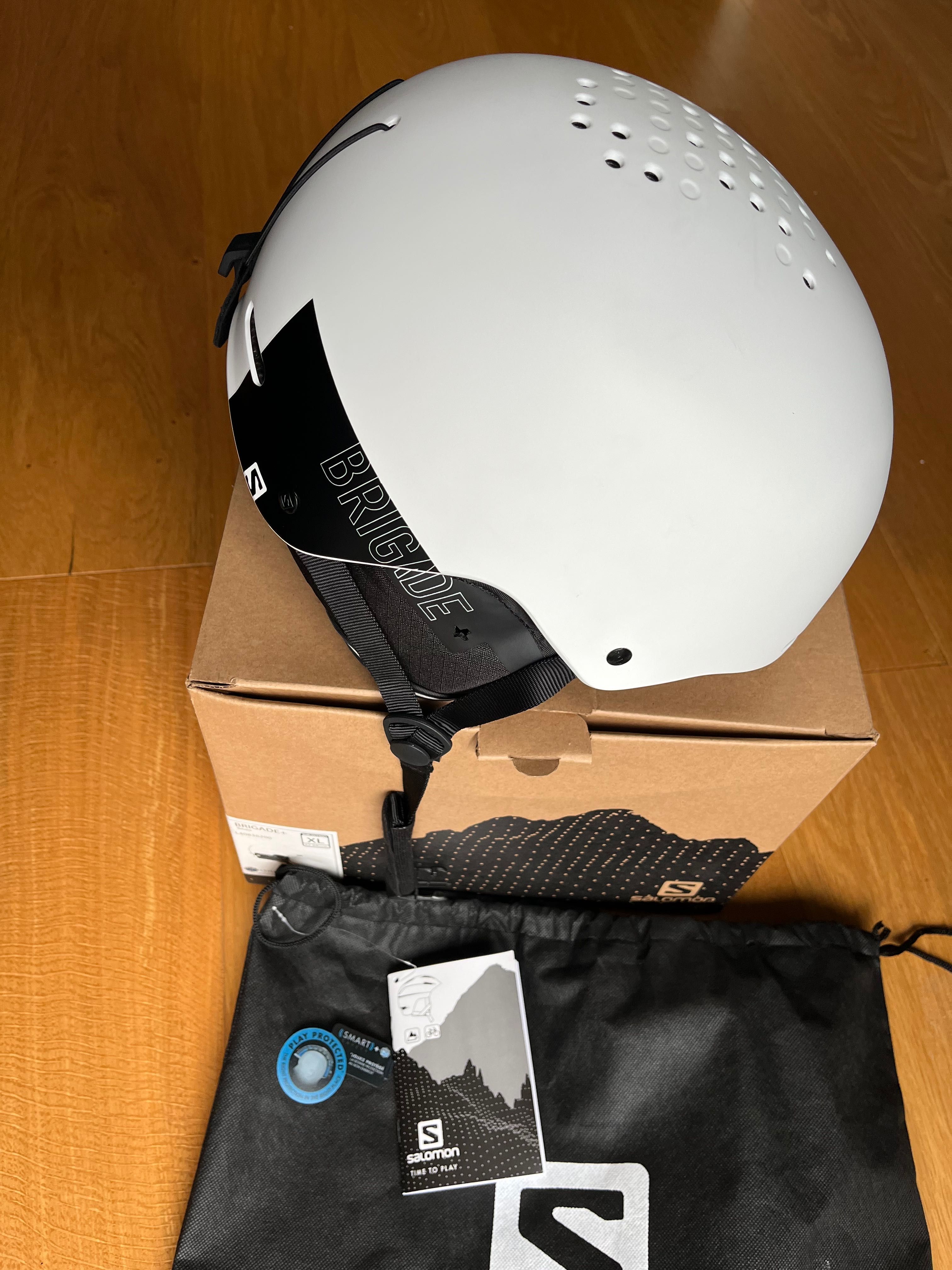 Kask Naricarski i rowerowy (całoroczny) Salomon Brigade+ White XL