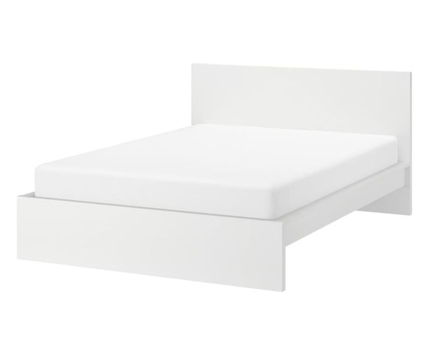 Cama MALM, Estrutura de cama, branco, 140x200 cm, IKEA
