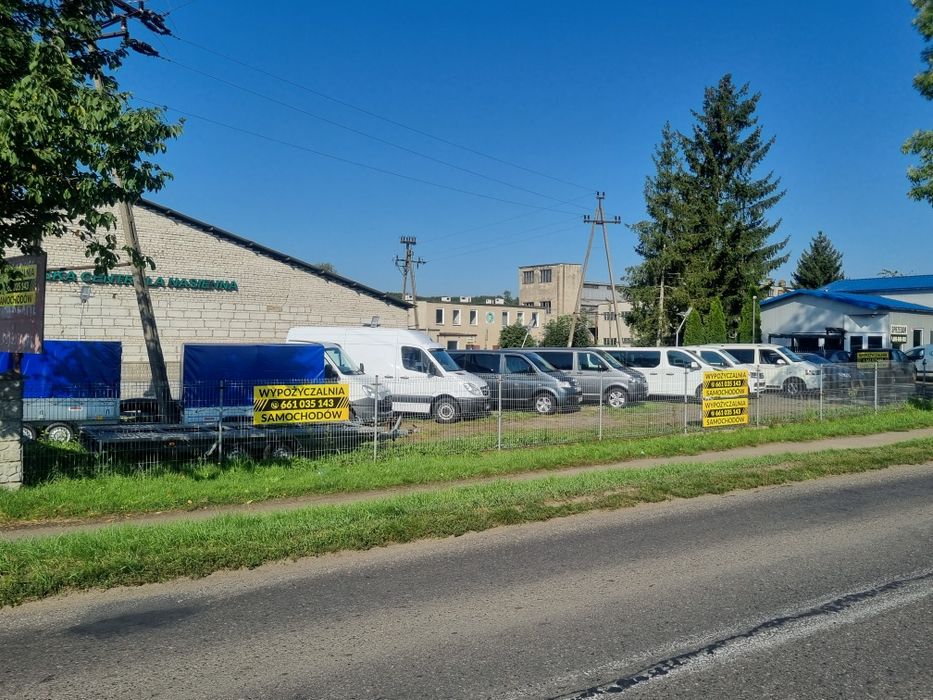 Wypożyczalnia aut osobowych oraz dostawczych przyczep i lawet.