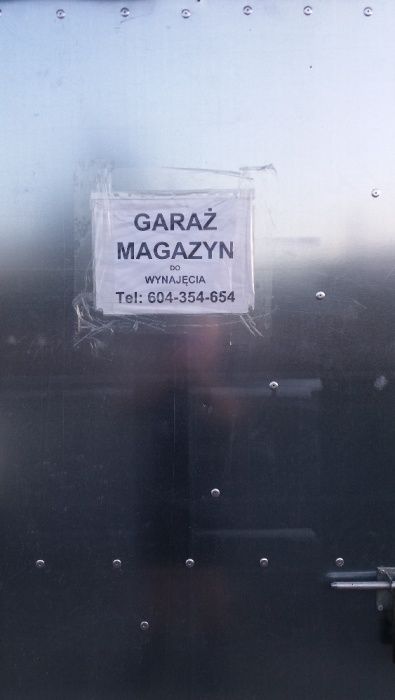 GARAZ schowek MAGAZYN - najtansza powierzchnia magazynowa