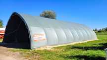 Hala namiotowa łukowa 9x26x4,5 m magazyn wiata konstrukcja bale bele