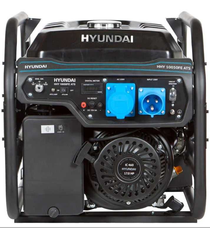 Бензиновий генератор HYUNDAI HHY10050FE ATS потужність 7.5 кВт - 8 кВт