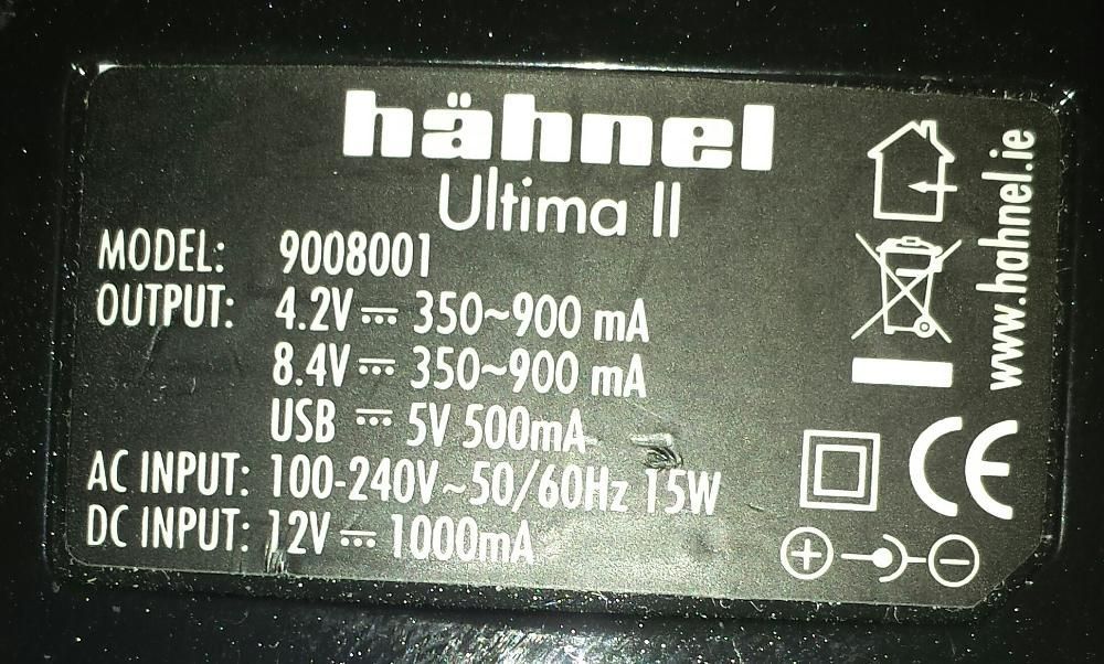 Carregador Hahnel Ultima II p/ Baterias Panasonic + Bateria