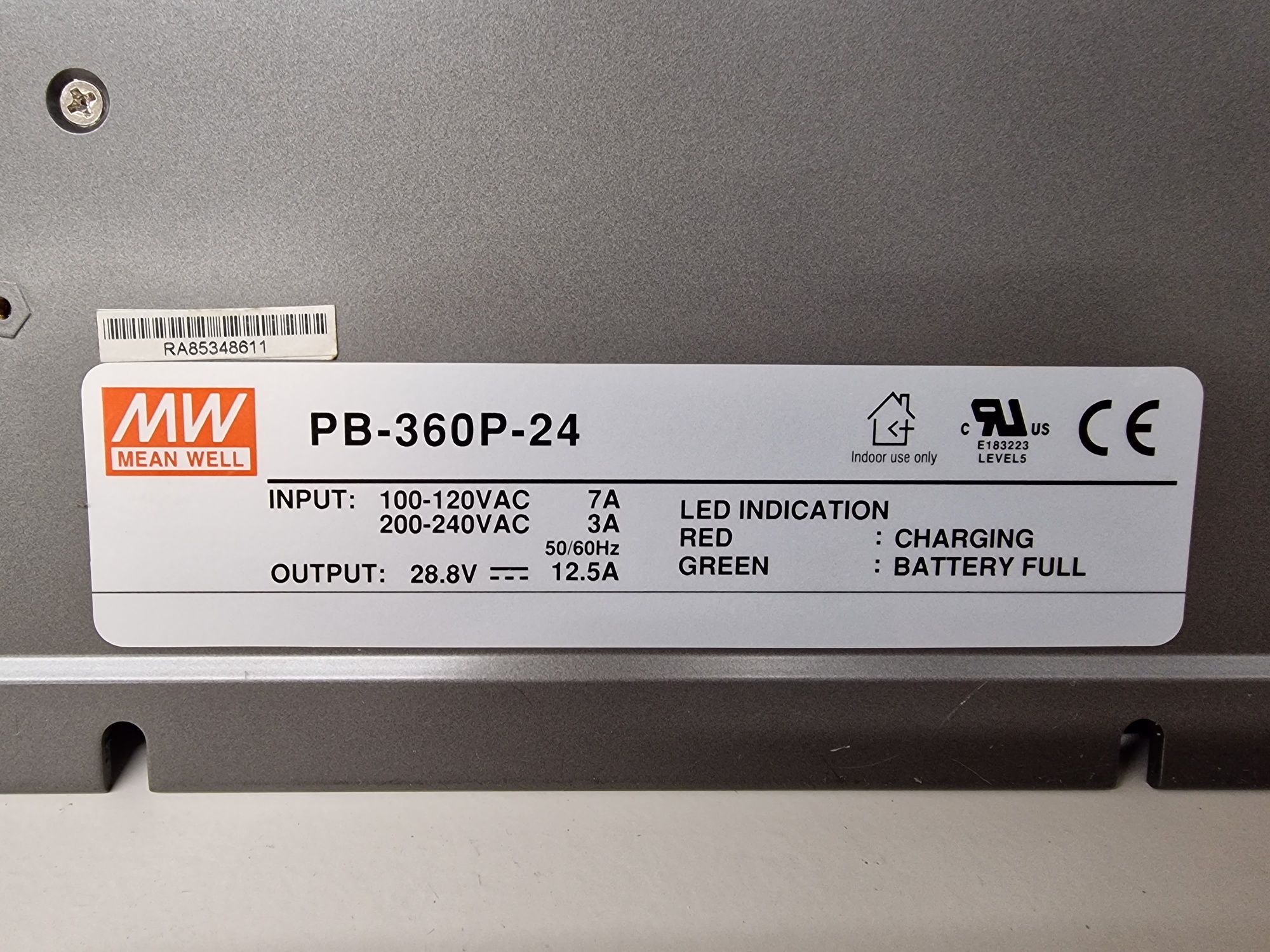 Carregador se baterias chumbo Meanwell PB-360P-24
