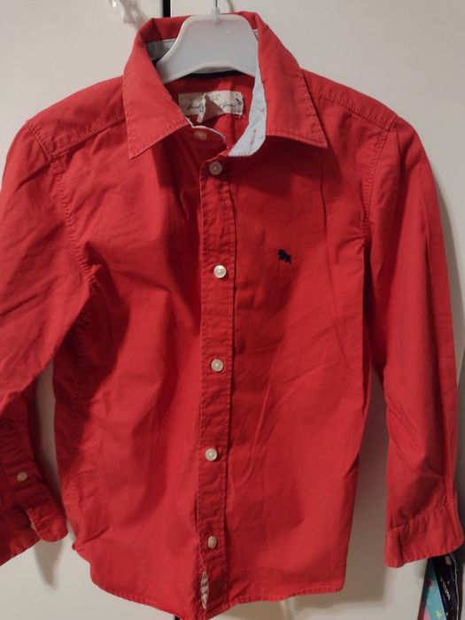 Czerwona koszula dla chłopca rozm. 122