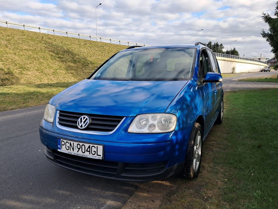 Volkswagen Touran Zarejestrowany*Klimatronic*1.6 Benzyna*7-osobowy