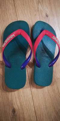 Havaianas azul e rosa, tamanho 35