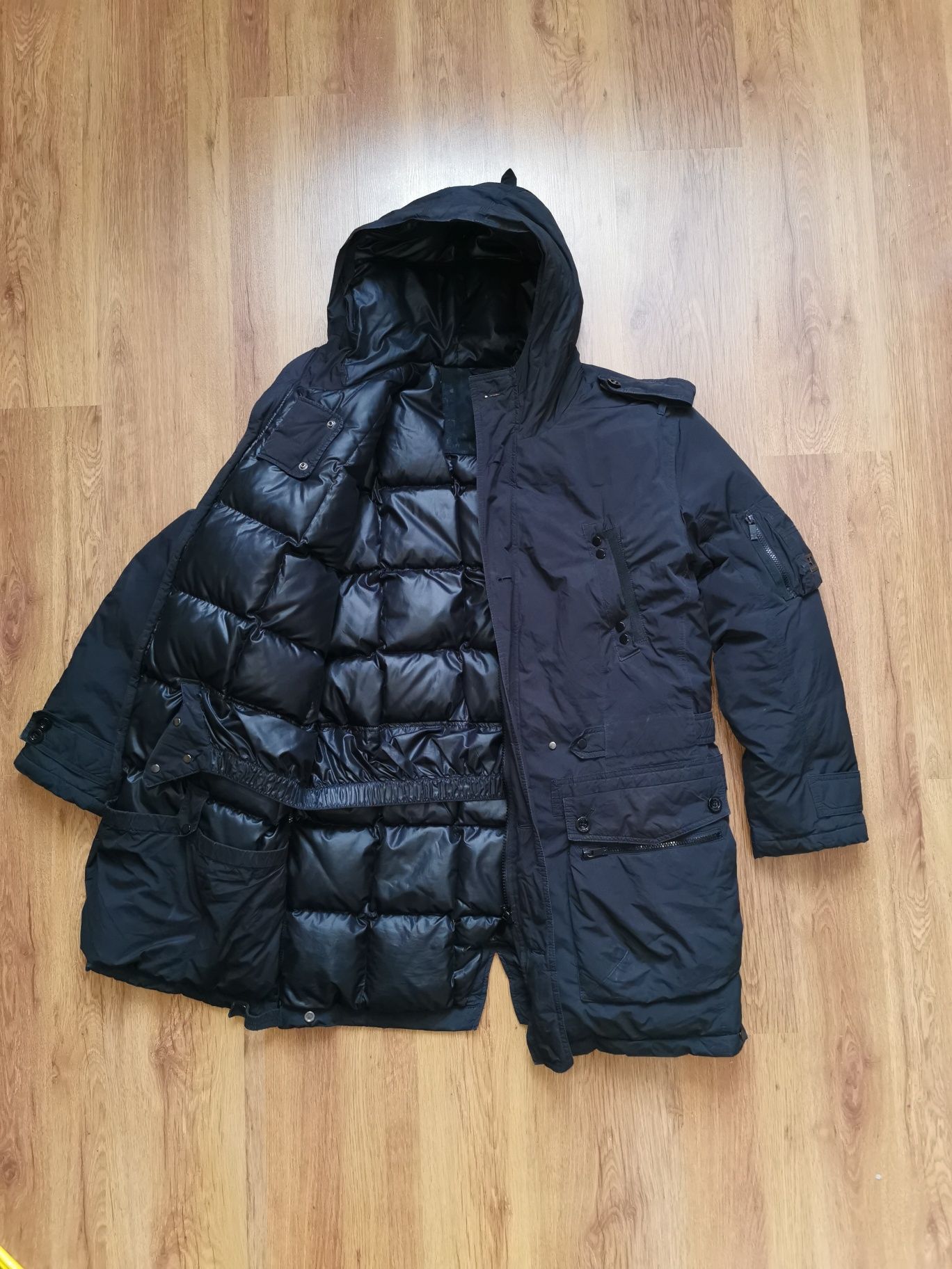 Hugo Boss gruba kurtka  parka puchowa XXL 56