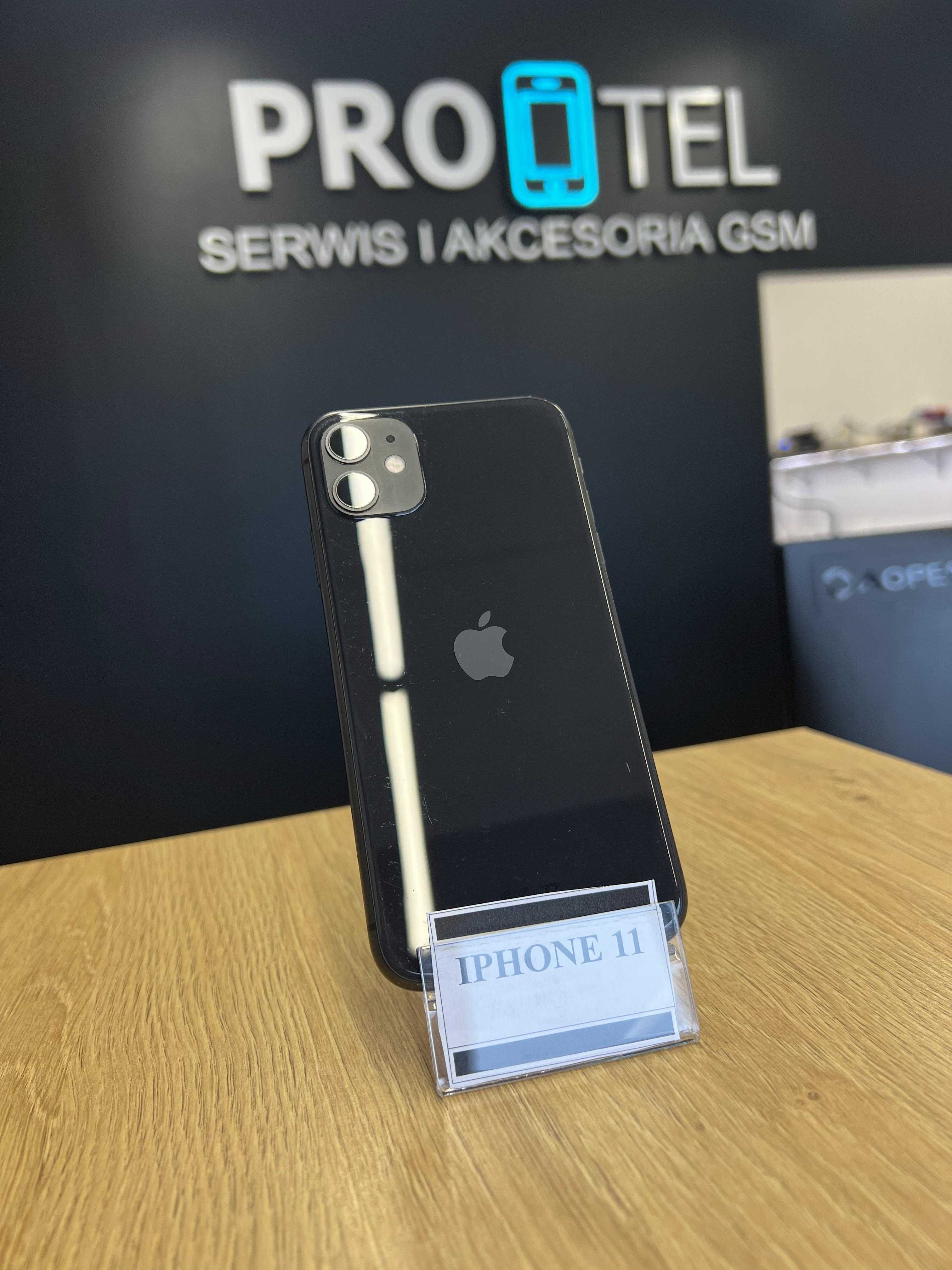 iPhone 11 64GB Czarny, Nowa Bateria! 3msc Gwarancji!