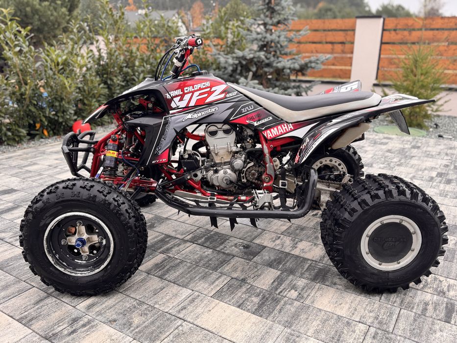 Yamaha yfz 450 bez homologacji