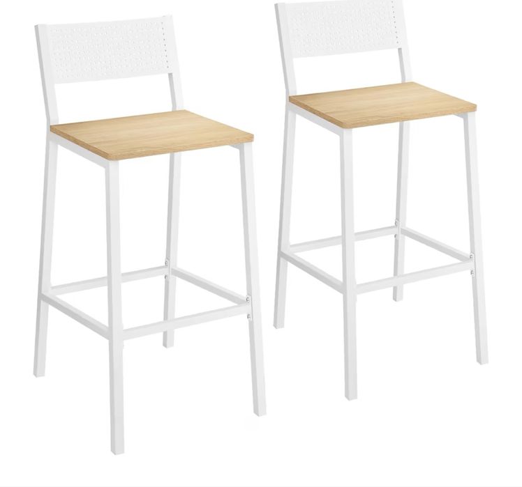2 cadeiras altas, estilo bar