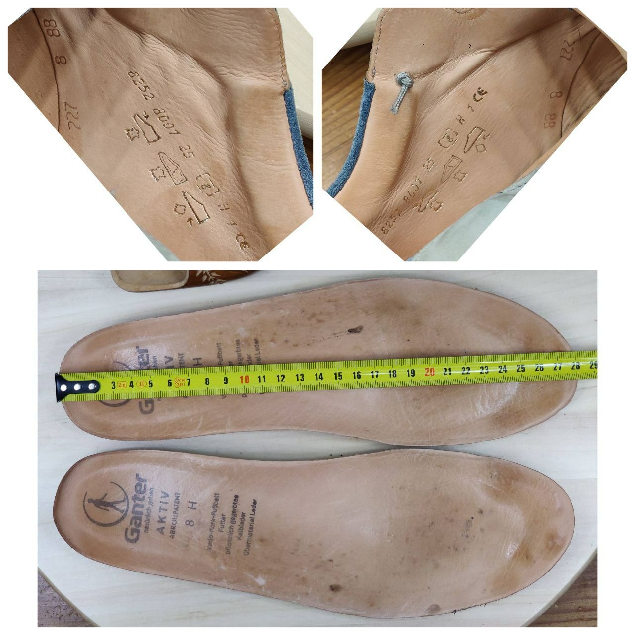 Buty r.8H(42,5) Ganter Active Abrollpatent skórzane ortopedyczne
