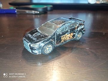 Mitsubishi Lancer Evolution hot wheels czarne