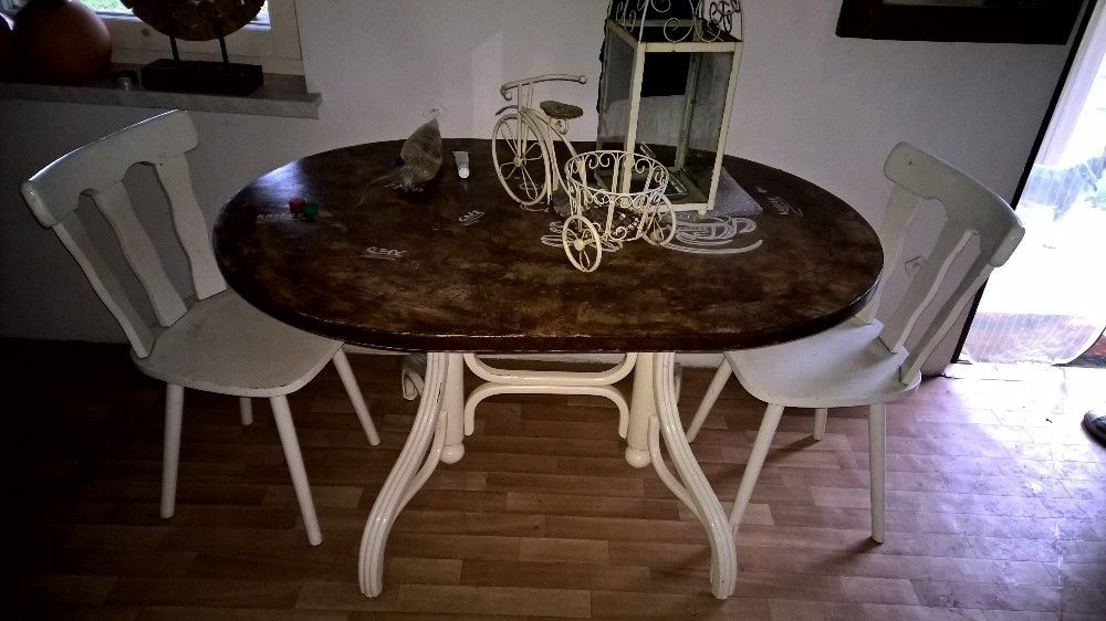 Piękny stół prowansalski - prowansja handmade retro shabby shic
