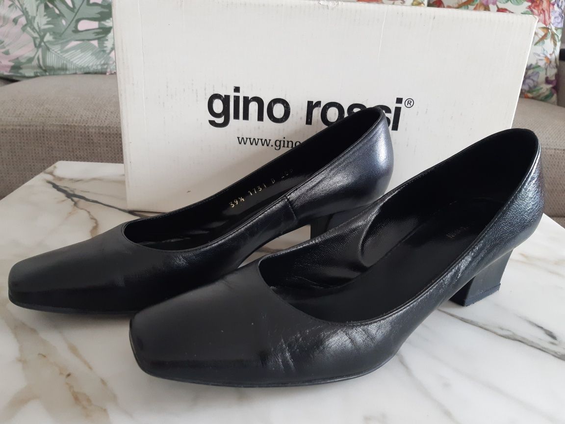 Buty damskie skórzane GINO ROSSI. Rozmiar 39,5. OKAZJA