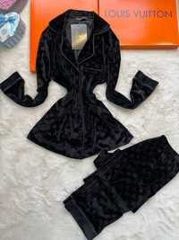 MEGA SALE 2024 женская черная пижама Louis Vuitton размеры: s-xxl