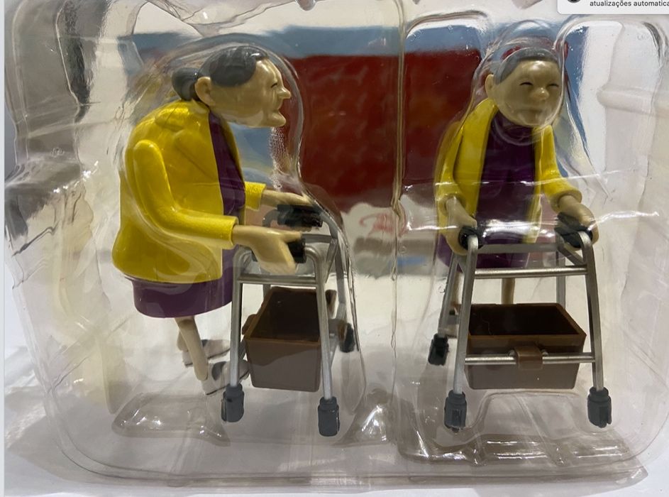 Racing Grannies Brinquedo mecanismo de corda