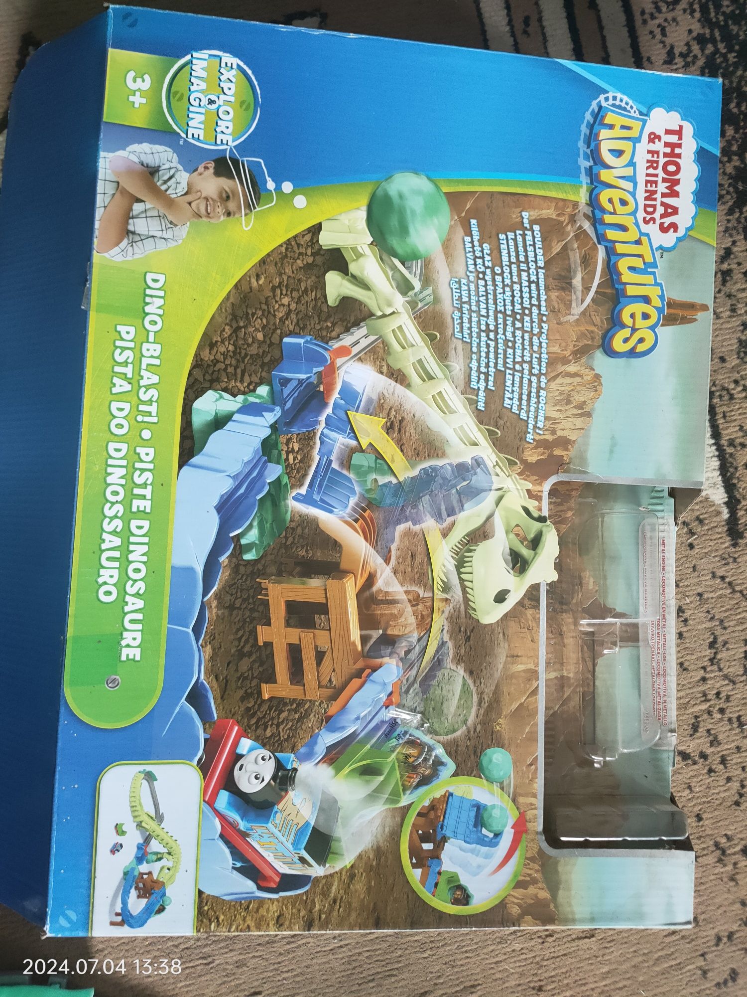 Залізна дорога Ігровий набір Thomas and Friends Adventures Діно переві