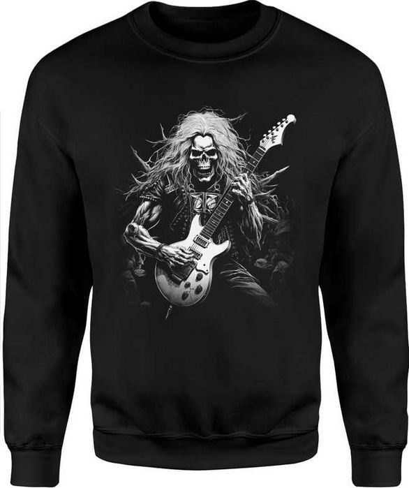 Bluza męska Metal Metalowa Rockowa gitara nowa rozm. L