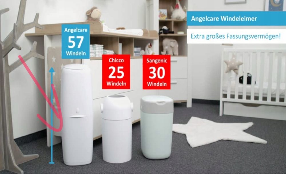 Nowy ‼️ Kosz na zużyty żwirek jak Litter locker biały wysoki i grubszy