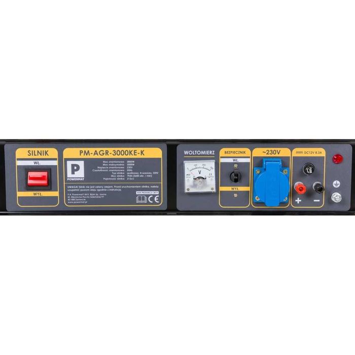 AVR Agregat prądotwórczy 7KM PM-AGR-3000KE-K KOŁA POWERMAT