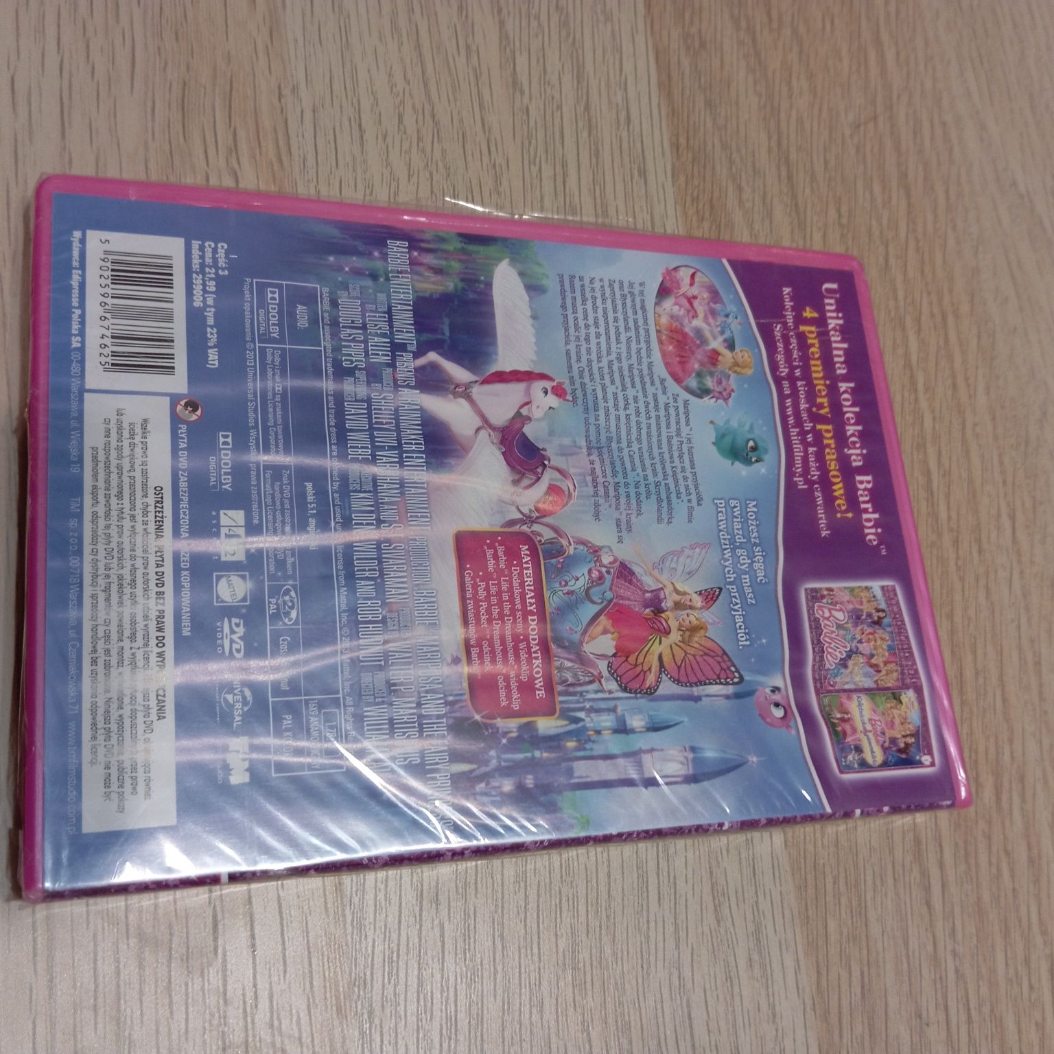Barbie Mariposa i Baśniowa Księżniczka DVD