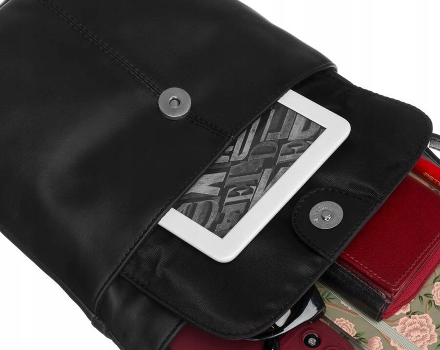 listonoszka damska z licowej skóry naturalnej - peterson