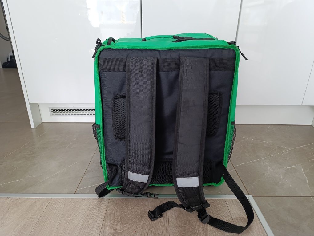 Plecak zielony 2 razy użyty Uber eats super stan jak nowy