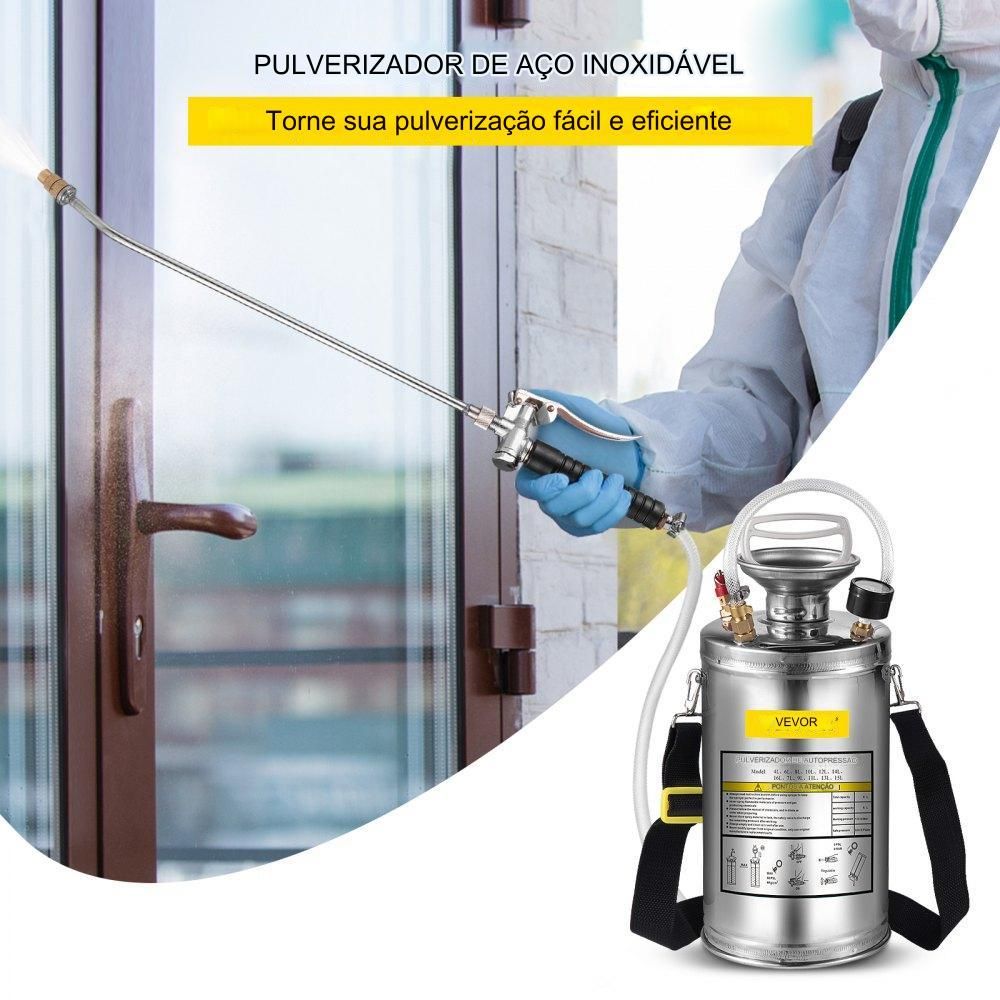 Máquina de sulfatar pulverizar nebolizador 6L com Ultrassom