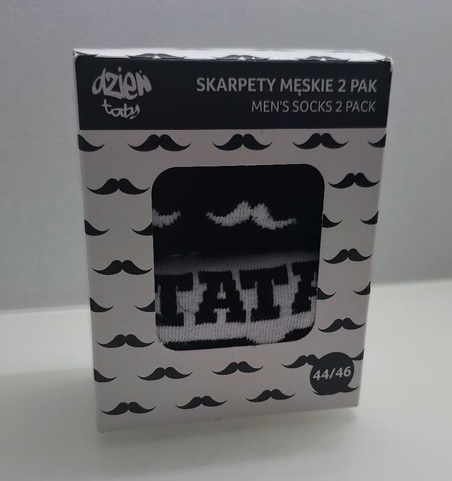 Skarpety męskie Dzień Taty 2pak roz.44/46