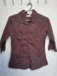 Camisa castanha de mulher XDYE TM  CM 015