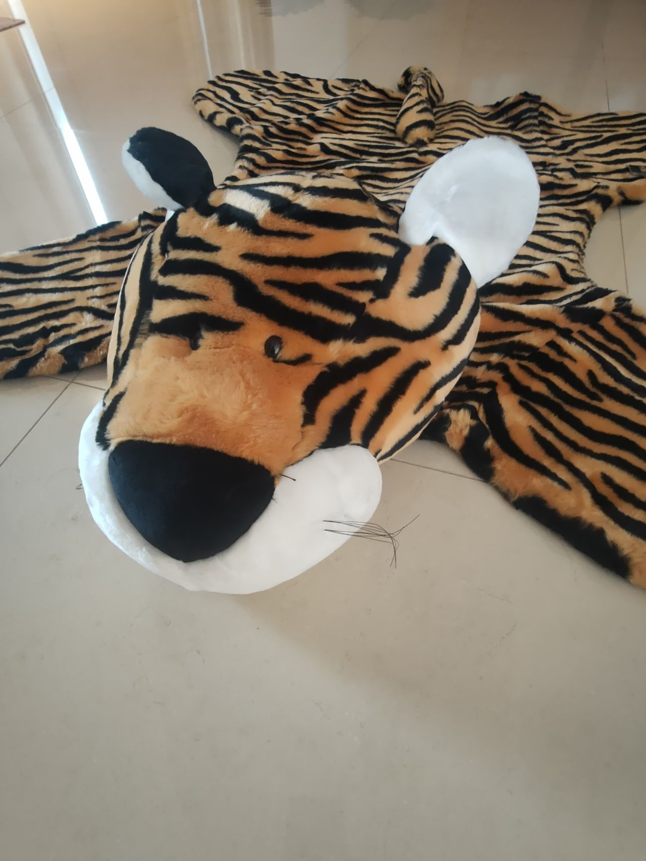 Tapete Criança NICI cabeça de tigre, como novo!