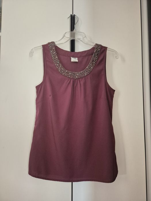 Bordowa bluzka Vero Moda rozmiar xS