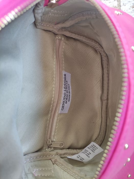 Bolsa Italiana em Rosa com alças