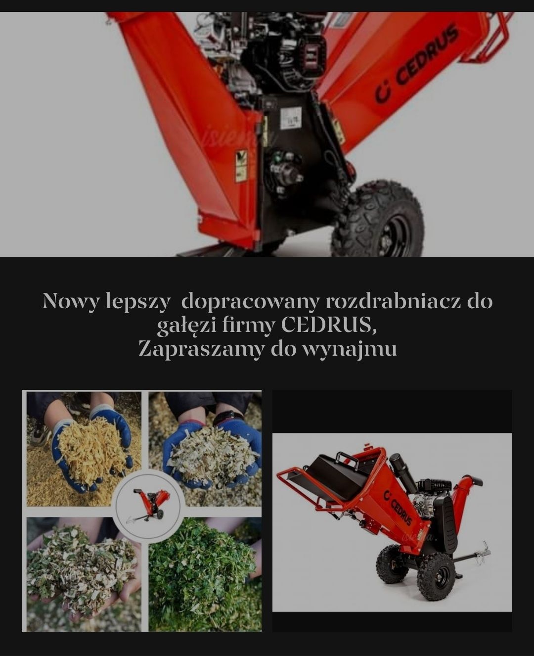 Rębak glebogryzarka wertykulator Karcher Stihl inne