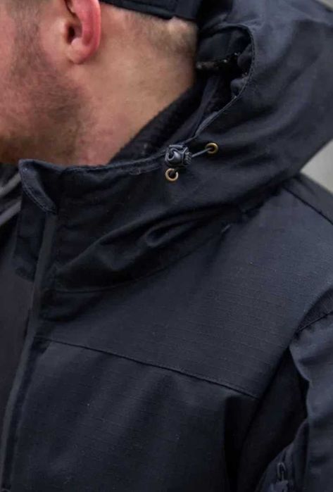 Армійська тепла зимова куртка чорна тактична зимова куртка M65 до -20⁰