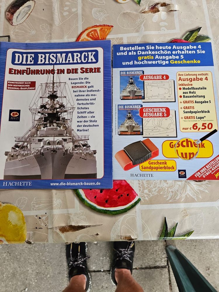 Model Bismarck Hachette 1:200