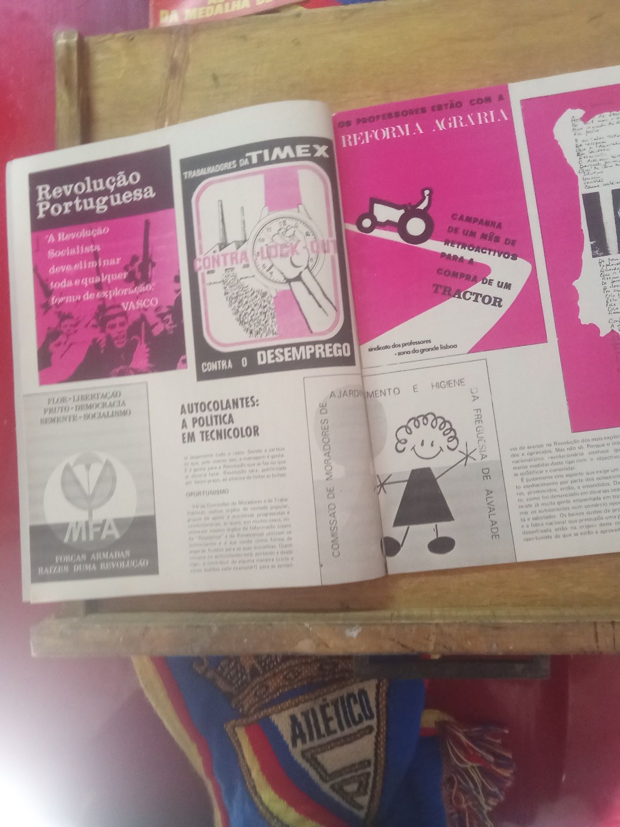 Flama março de 1976. Vasco Lourenço.