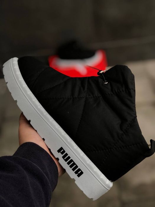 Мини дутики теплые Puma / не промокают / удобная посадка / Дутиши Пума
